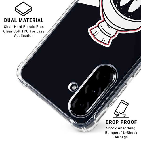 Looney Tunes Retro Marvin The Martian Galaxy A36 5G Clear Case