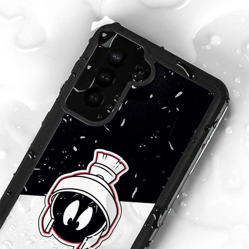 Looney Tunes Retro Marvin The Martian Galaxy S24 Plus Waterproof Case