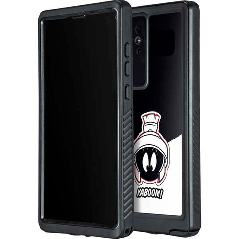 Looney Tunes Retro Marvin The Martian Galaxy S24 Ultra Waterproof Case