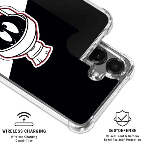 Looney Tunes Retro Marvin The Martian Galaxy S26 Plus Clear Case