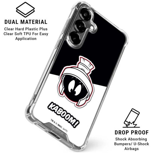 Looney Tunes Retro Marvin The Martian Galaxy S26 Plus Clear Case