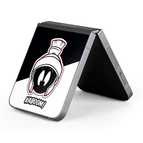Looney Tunes Retro Marvin The Martian Galaxy Z Flip6 Skin
