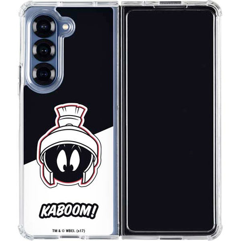 Looney Tunes Retro Marvin The Martian Galaxy Z Fold6 Clear Case