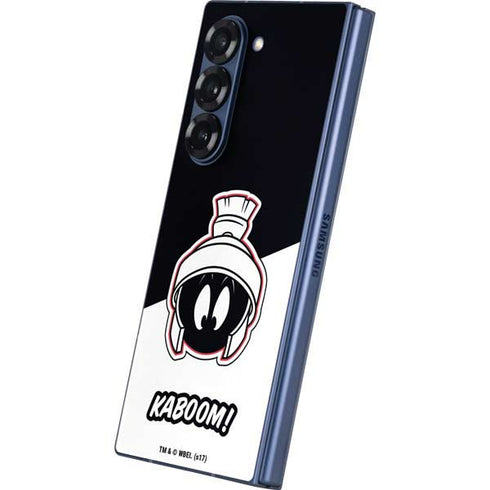 Looney Tunes Retro Marvin The Martian Galaxy Z Fold6 Skin