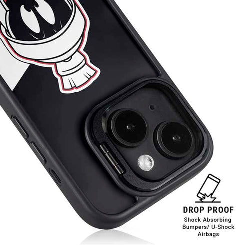 Looney Tunes Retro Marvin The Martian iPhone 14 Kickstand Case