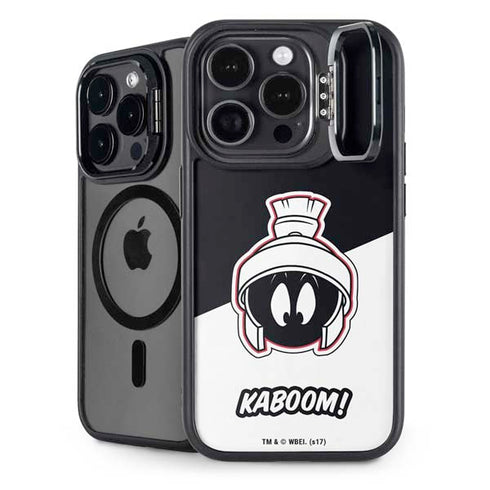 Looney Tunes Retro Marvin The Martian iPhone 14 Pro Max Kickstand Case