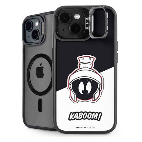 Looney Tunes Retro Marvin The Martian iPhone 15 Kickstand Case