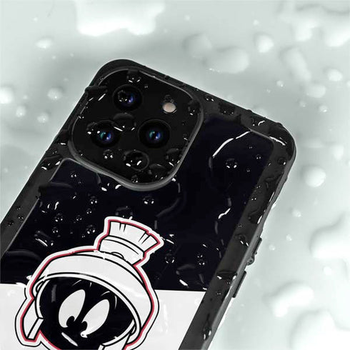 Looney Tunes Retro Marvin The Martian iPhone 15 Pro Waterproof Case