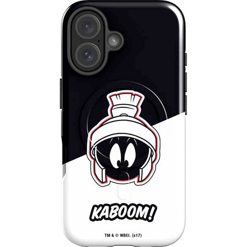 Looney Tunes Retro Marvin The Martian iPhone 16 Magsafe Impact Case