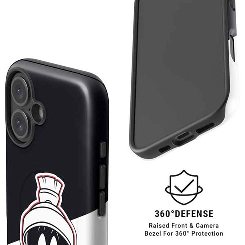 Looney Tunes Retro Marvin The Martian iPhone 16 Magsafe Impact Case