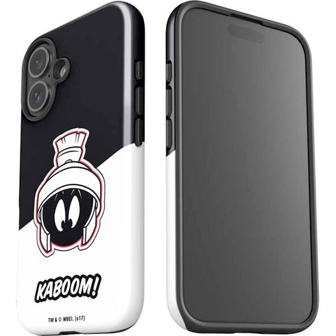Looney Tunes Retro Marvin The Martian iPhone 16 Plus Impact Case