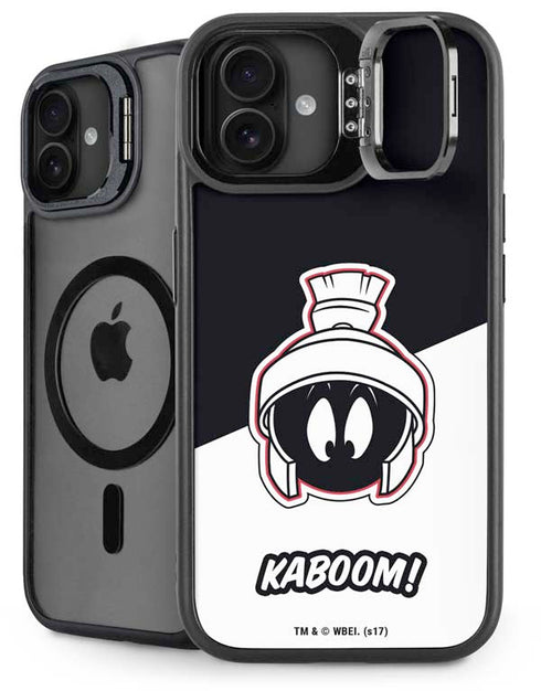 Looney Tunes Retro Marvin The Martian iPhone 16 Plus Kickstand Case