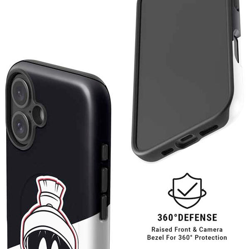 Looney Tunes Retro Marvin The Martian iPhone 16 Plus Magsafe Impact Case