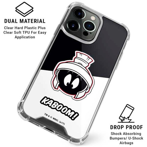 Looney Tunes Retro Marvin The Martian iPhone 16 Pro Clear Case