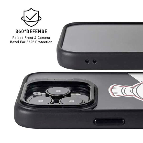 Looney Tunes Retro Marvin The Martian iPhone 16 Pro Kickstand Case