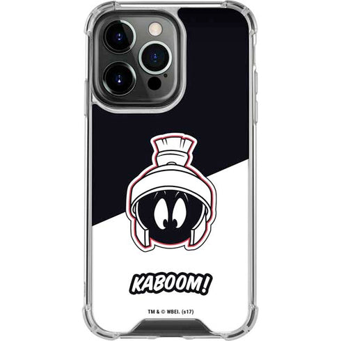 Looney Tunes Retro Marvin The Martian iPhone 16 Pro Max Clear Case