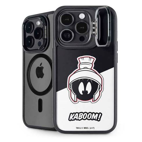 Looney Tunes Retro Marvin The Martian iPhone 16 Pro Max Kickstand Case