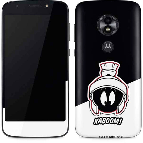 Looney Tunes Retro Marvin The Martian Moto E5 Play Skin