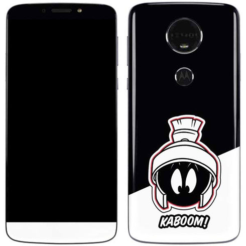Looney Tunes Retro Marvin The Martian Moto E5 Plus Skin