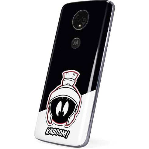 Looney Tunes Retro Marvin The Martian Moto E5 Plus Skin