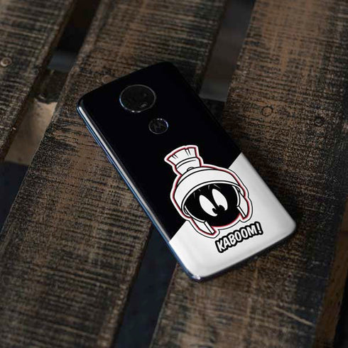 Looney Tunes Retro Marvin The Martian Moto E5 Plus Skin