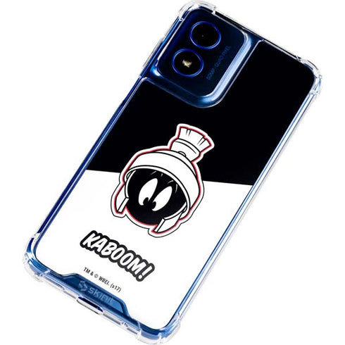 Looney Tunes Retro Marvin The Martian Moto G Play 4G (2024) Clear Case
