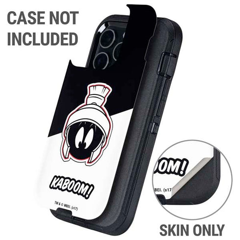 Looney Tunes Retro Marvin The Martian Otterbox Defender iPhone Skin