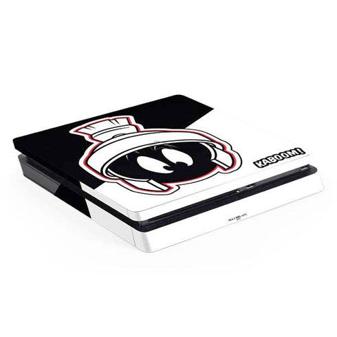 Looney Tunes Retro Marvin The Martian PS4 Slim Skin