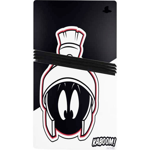 Looney Tunes Retro Marvin The Martian PS5 Pro Console Skin