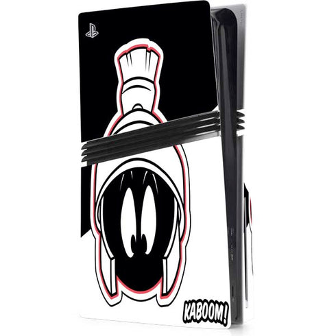 Looney Tunes Retro Marvin The Martian PS5 Pro Disk Console Skin