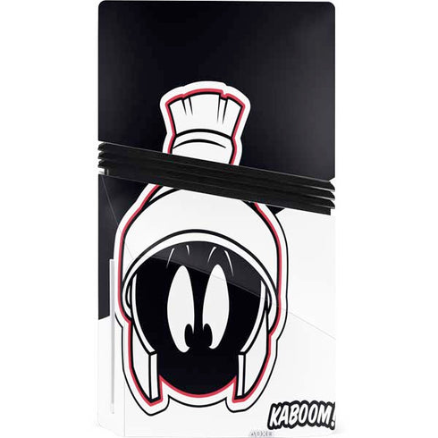 Looney Tunes Retro Marvin The Martian PS5 Pro Disk Console Skin