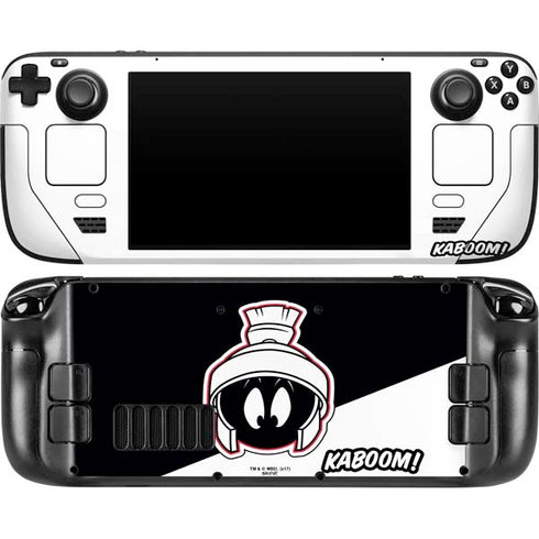 Looney Tunes Retro Marvin The Martian Steam Deck Handheld Gaming Computer OLED Skin
