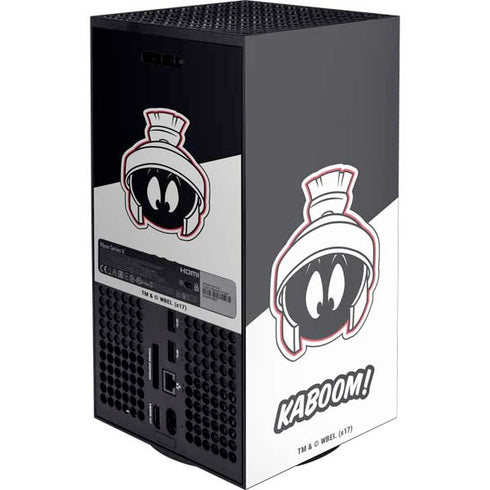 Looney Tunes Retro Marvin The Martian XBox Series X Digital Edition Console Skin