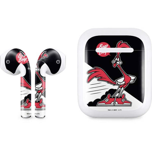 Looney Tunes Retro Road Runner Apple AirPods Skin