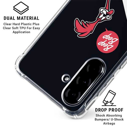 Looney Tunes Retro Road Runner Galaxy A36 5G Clear Case