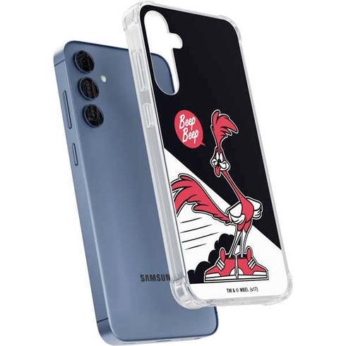 Looney Tunes Retro Road Runner Galaxy A55 5G Clear Case