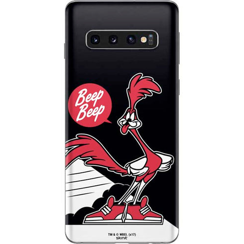 Looney Tunes Retro Road Runner Galaxy S10 Skin