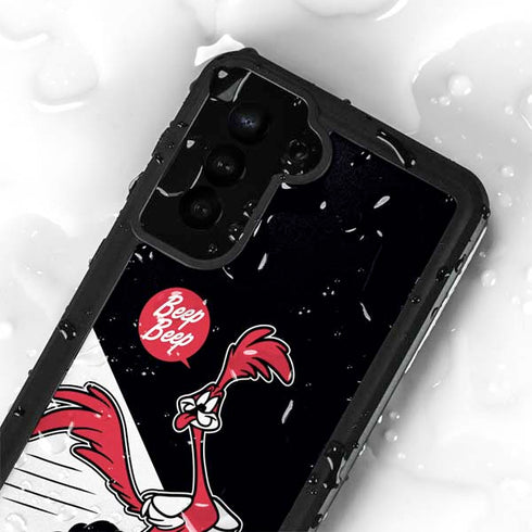 Looney Tunes Retro Road Runner Galaxy S24 Plus Waterproof Case