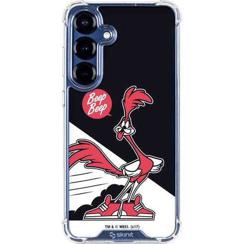 Looney Tunes Retro Road Runner Galaxy S25 Clear Case