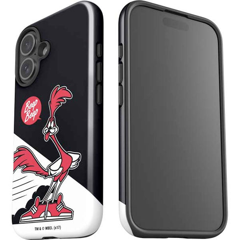 Looney Tunes Retro Road Runner iPhone 16 Plus Impact Case