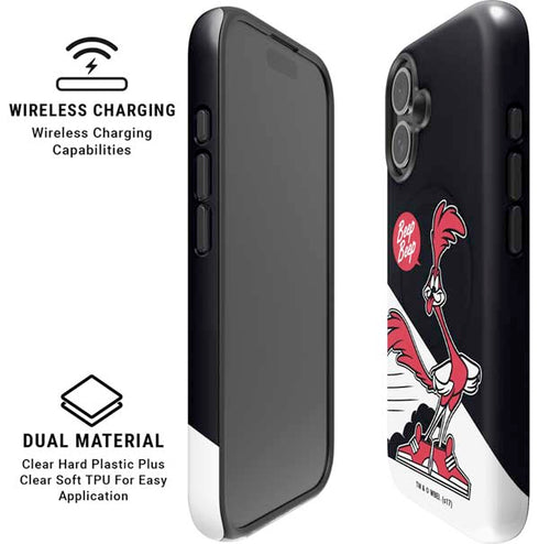 Looney Tunes Retro Road Runner iPhone 16 Plus Magsafe Impact Case