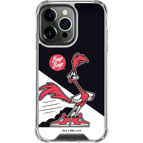 Looney Tunes Retro Road Runner iPhone 16 Pro Max Clear Case