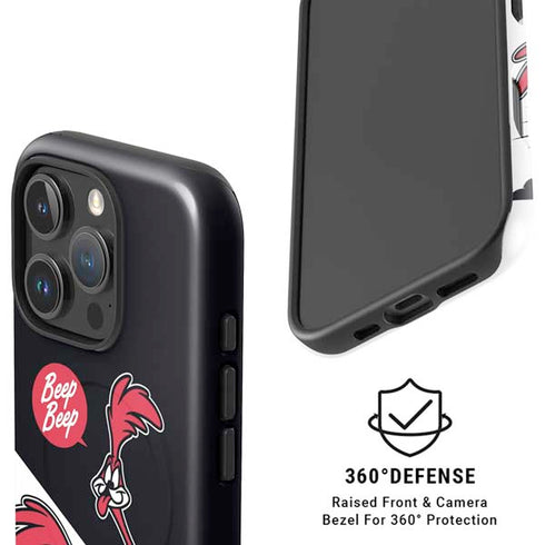 Looney Tunes Retro Road Runner iPhone 16 Pro Max Magsafe Impact Case