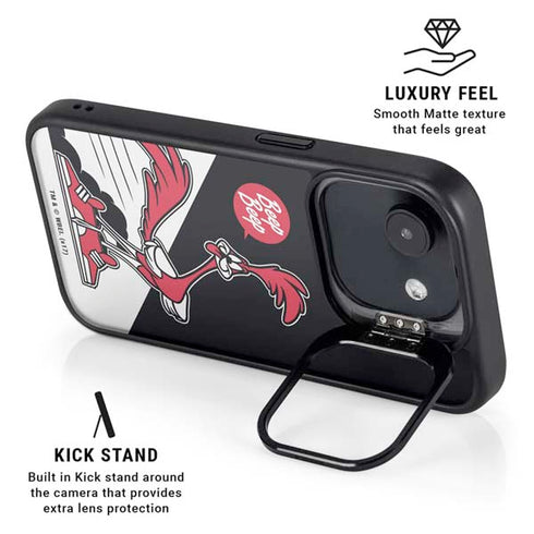 Looney Tunes Retro Road Runner iPhone 16e Kickstand Case