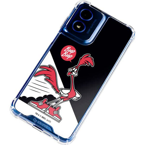 Looney Tunes Retro Road Runner Moto G Play 4G (2024) Clear Case