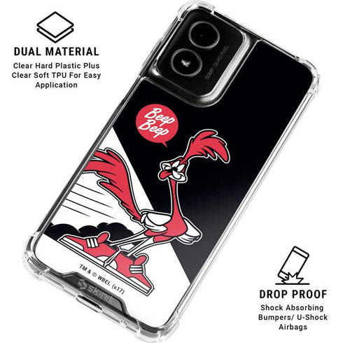 Looney Tunes Retro Road Runner Moto G Power 5G (2024) Clear Case