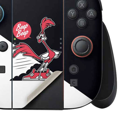 Looney Tunes Retro Road Runner Nintendo Switch 2 (2025) Joy-Con Controller Skin