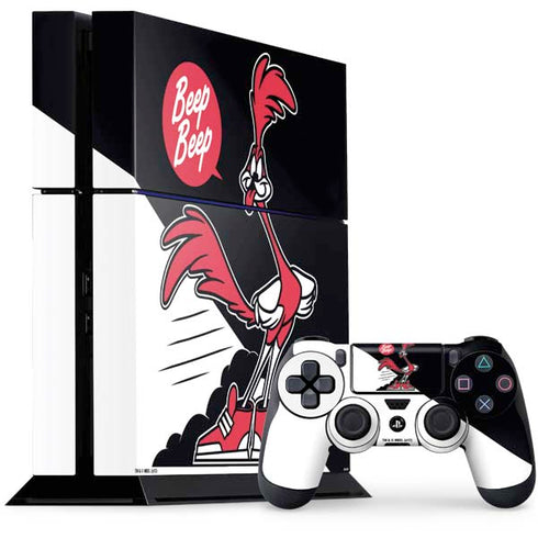 Looney Tunes Retro Road Runner PlayStation PS4 Skins