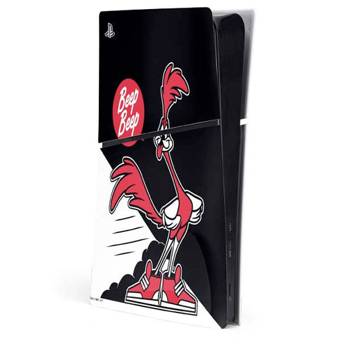 Looney Tunes Retro Road Runner PS5 Slim Digital Edition Console Skin