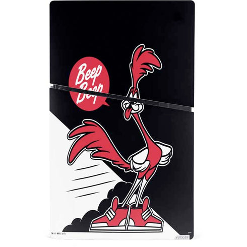 Looney Tunes Retro Road Runner PS5 Slim Digital Edition Console Skin